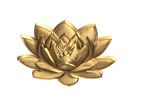 Lotus pendant-01 3D print model 3D 모델