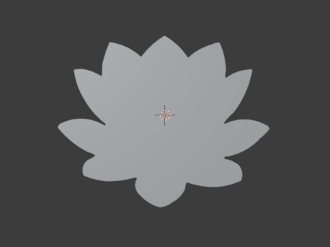 Lotus pendant-01 3D print model 3D 모델