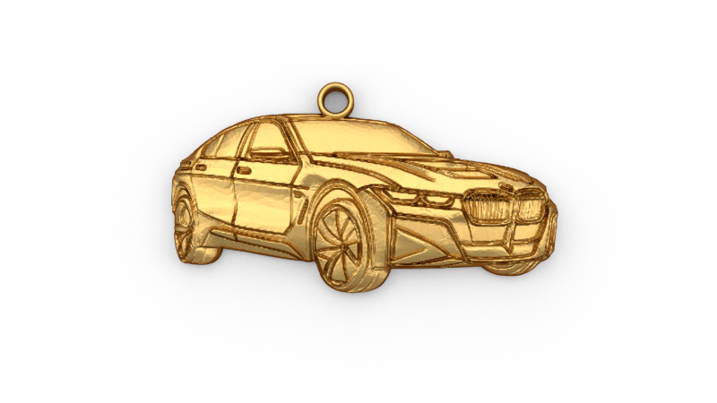 Car pendant-01 printable jewelry 3D मॉडल .c4d .max .obj .3ds .fbx .stl .blend 