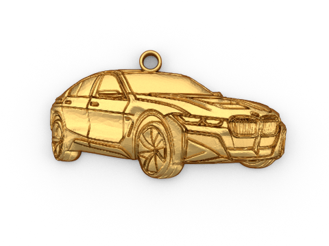 Car pendant-01 printable jewelry 3D Модель