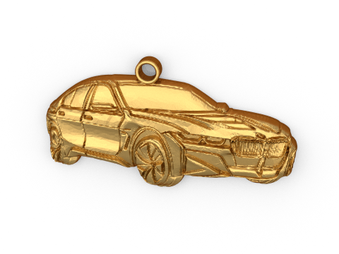 Car pendant-01 printable jewelry 3D मॉडल