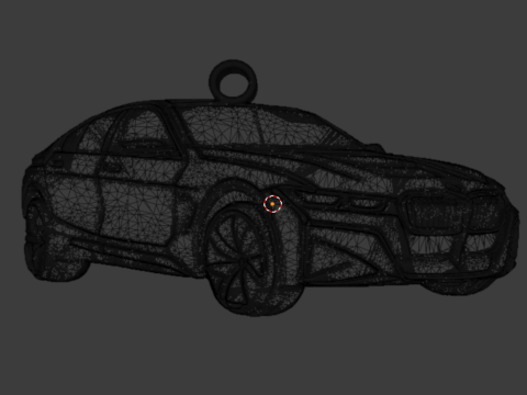 Car pendant-01 printable jewelry 3D मॉडल