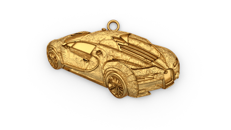 Car pendant-02 printable jewelry 3D print model Modello 3D .c4d .max .obj .3ds .fbx .stl .blend 