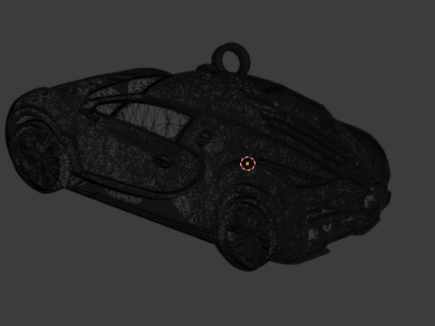 Car pendant-02 printable jewelry 3D print model Modello 3D