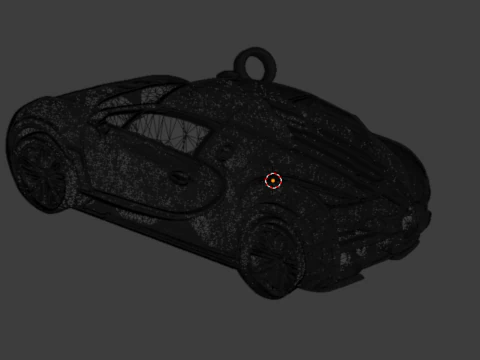 Car pendant-02 printable jewelry 3D print model 3D Model