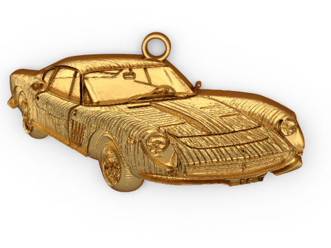 Car pendant-03 printable jewelry 3D print model Modello 3D