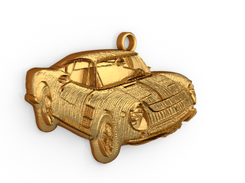 Car pendant-03 printable jewelry 3D print model Modello 3D