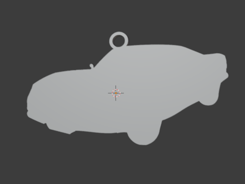 Car pendant-03 printable jewelry 3D print model Modello 3D