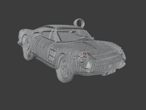 Car pendant-03 printable jewelry 3D print model Modello 3D