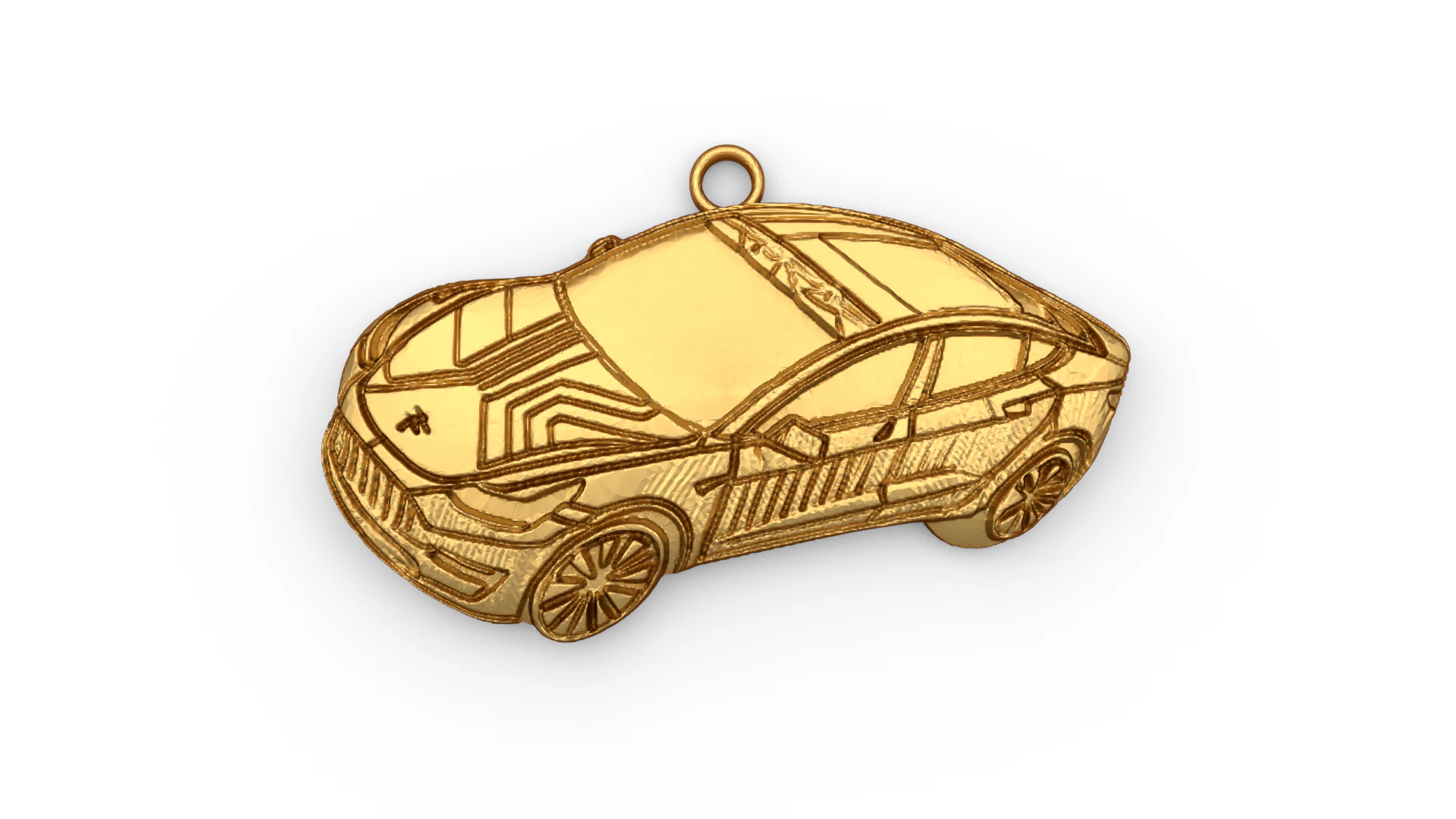 Car pendant-04 printable jewelry 3D print model 3D Model .c4d .max .obj .3ds .fbx .stl .blend 