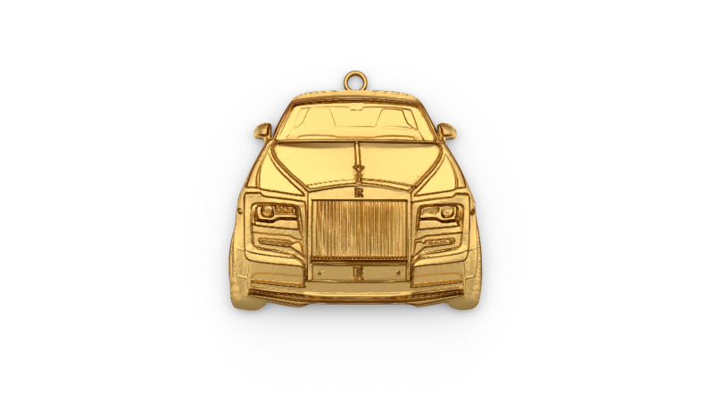Car pendant-05 printable jewelry 3D print model 3D 模型 .c4d .max .obj .3ds .fbx .stl .blend 