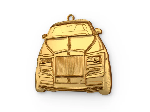 Car pendant-05 printable jewelry 3D print model 3D Model