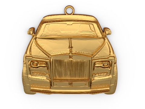Car pendant-05 printable jewelry 3D print model 3D 模型