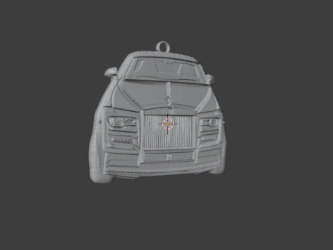 Car pendant-05 printable jewelry 3D print model 3D Model