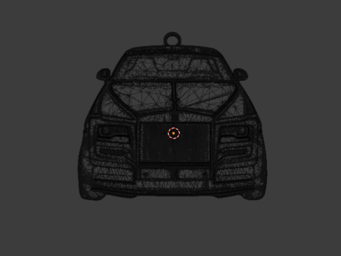 Car pendant-05 printable jewelry 3D print model 3D 模型