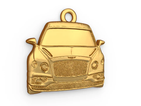 Car pendant-07 printable jewelry 3D Model