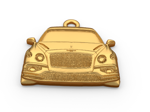 Car pendant-07 printable jewelry 3D Модель