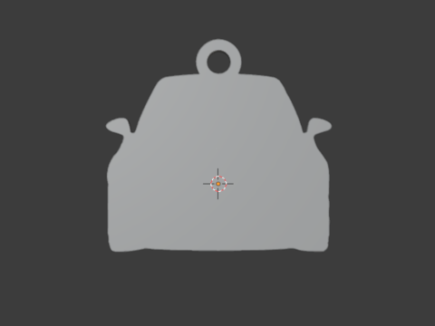 Car pendant-07 printable jewelry 3D Модель