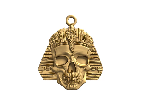 Colgante de calavera de fara&oacute;n 20 joyas imprimibles Modelo de impresi&oacute;n 3D Modelo de impresión 3D