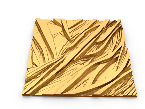Decor set ornament wall panel Printable 01 3D-printmodel