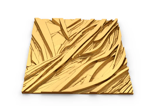 Decor set ornament wall panel Printable 01 3D Print Model