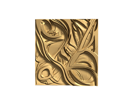 3D Printed Ornamental Wall Panel decor set 3D print model 3D 프린트 모델