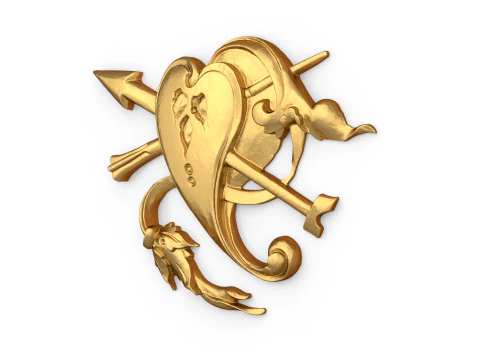 Classic carved decor ornament 485 3D Print Model