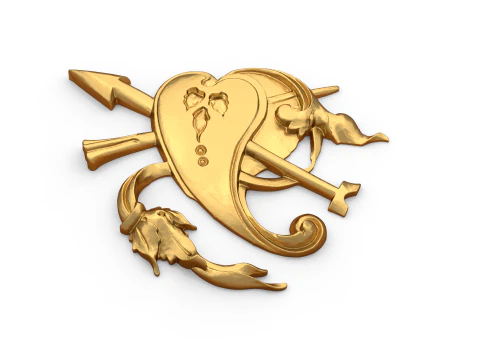 Classic carved decor ornament 485 3D Print Model