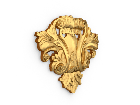 Classic carved decor ornament 486 3D प्रिंट मॉडल