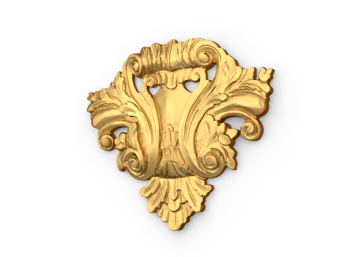 Classic carved decor ornament 486 3D प्रिंट मॉडल
