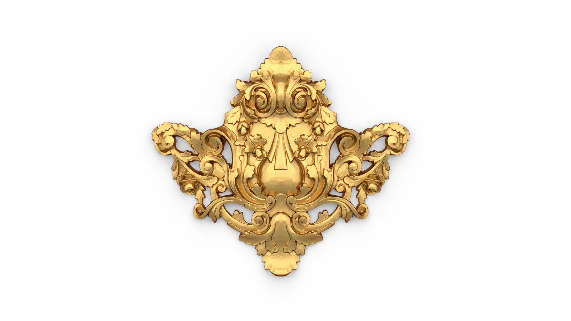 Classic carved decor ornament 487 3D Print Model .c4d .max .obj .3ds .fbx .stl .blend 