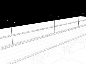 highway 2 lane 3D Модель