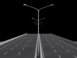 highway 2 lane 3D Model