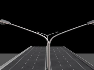 highway 2 lane 3D Model