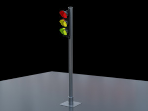 traffic light led Modelo 3D