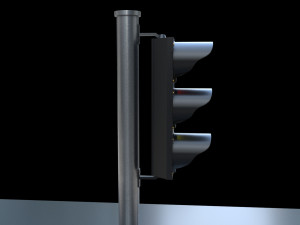 traffic light led Modelo 3D