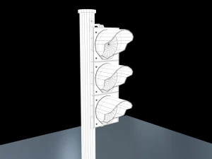 traffic light led 3D Model