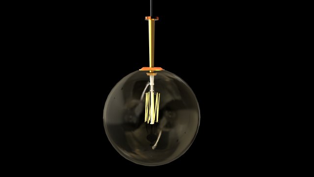 light burb from parasite movie 3D Model .c4d .max .obj .3ds .fbx .stl .blend 