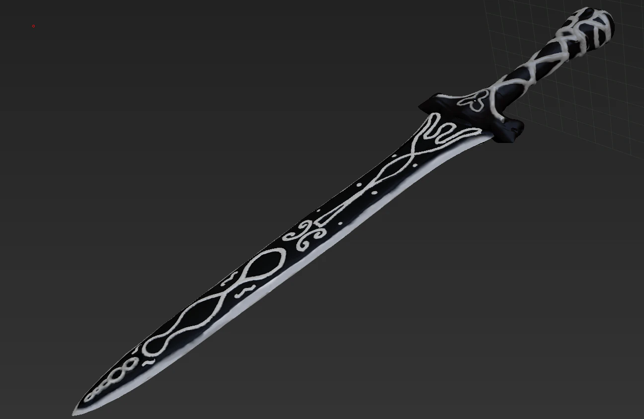 sword 3D Model .c4d .max .obj .3ds .fbx .stl .blend 