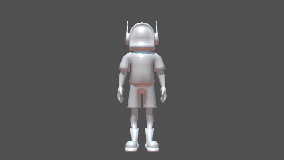 astronaut 3D Model .c4d .max .obj .3ds .fbx .stl .blend 