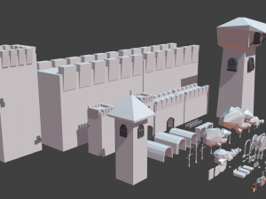 assets - medieval 3D Model