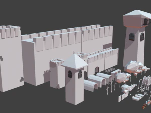 assets - medieval 3D Model