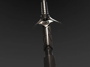 ultimate steel sword 3D Model