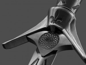 ultimate steel sword 3D Model