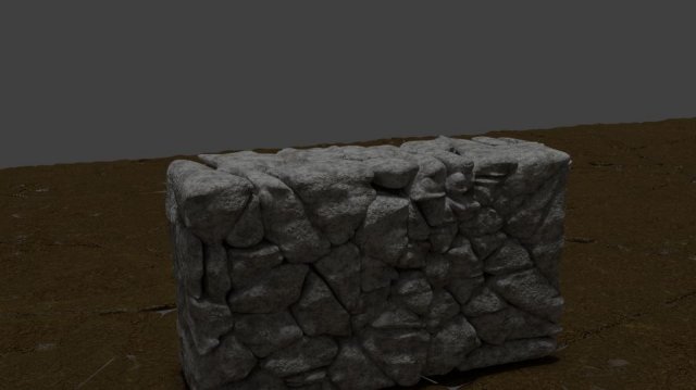 stone wall CG Textures .c4d .max .obj .3ds .fbx .stl .blend 