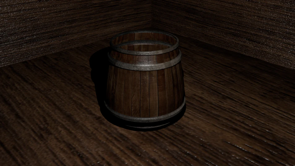 barrel 3D Model .c4d .max .obj .3ds .fbx .stl .blend 