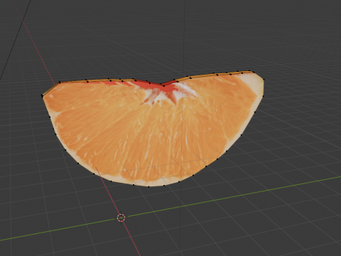 Naranja Modelo 3D