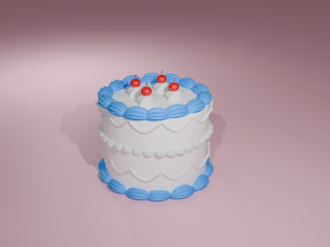Cake cartoon Modello 3D