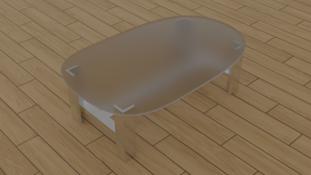 glass table 3D 模型 .c4d .max .obj .3ds .fbx .stl .blend