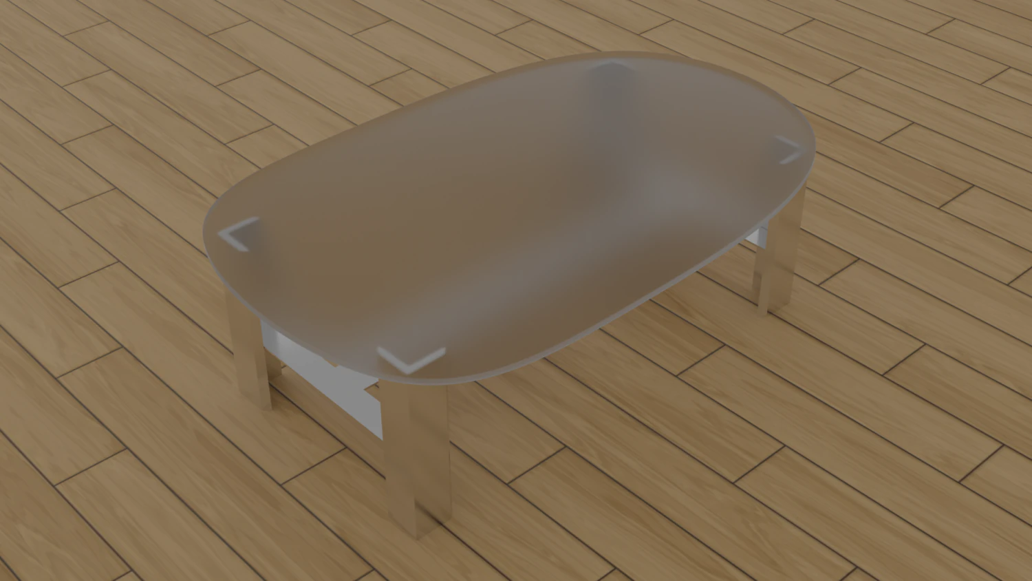 glass table 3D Model .c4d .max .obj .3ds .fbx .stl .blend